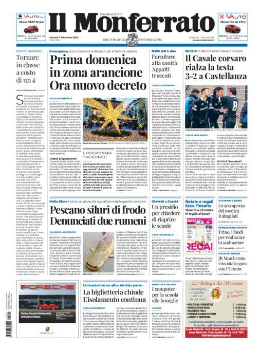 Il Monferrato - Edizione 90 del 01/12/2020